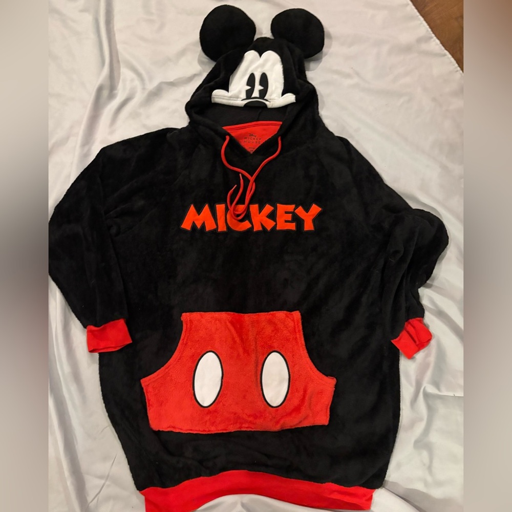 Disney Black and Red Mickey Hoodie